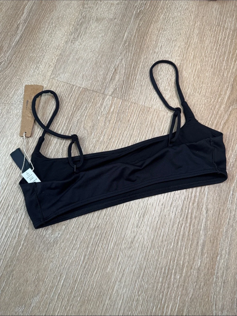 SKIMS Classic Swim Square Neck Scoop Top small